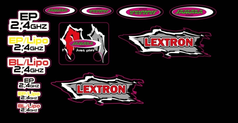 Φύλλο χαλκομανιών για το Lextron Desertbuggy