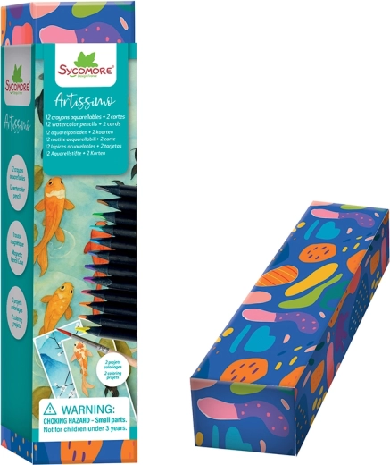 Akvareλικές ξυλομπογιές Artissimo 12 τεμ.