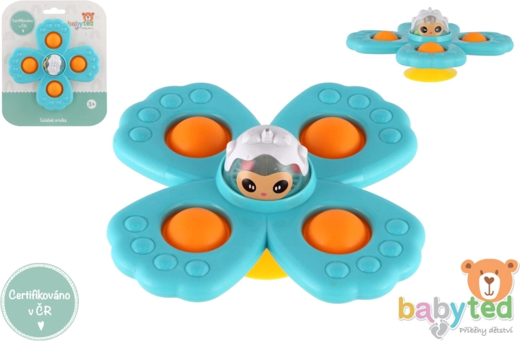 Babyted περιστρεφόμενη σβούρα/ανεμόμυλος για παιδιά 11 × 5 cm