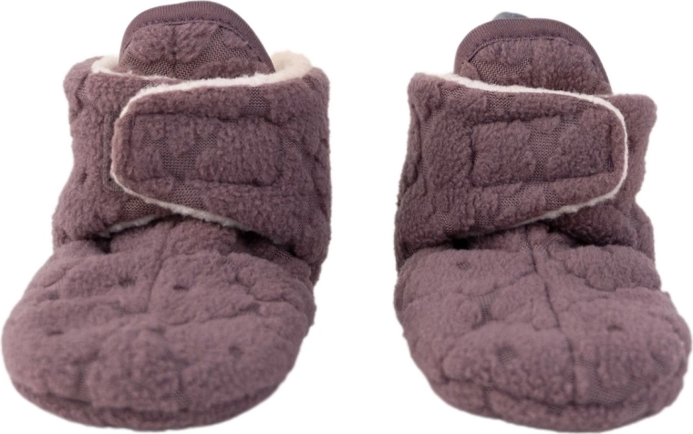 Παιδικά παπουτσάκια αγκαλιάς Lodger Slipper Folklore Fleece Mauve 6–12 μηνών