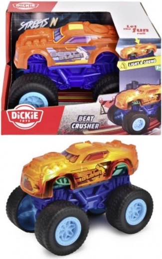 Αυτοκίνητο Auto Beat Crusher με μηχανισμό αδράνειας 17 cm με φως και ήχο