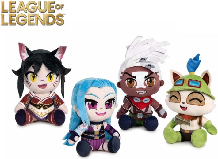 Λούτρινα φιγουράκια πρωταθλητών League of Legends 21 cm – σετ 24 τεμ.