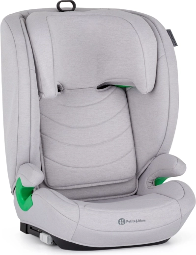 Petite&Mars παιδικό κάθισμα αυτοκινήτου Astor Pro i-Size gentle grey 100–150 cm
