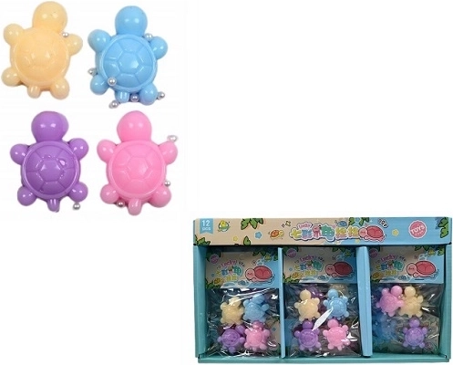 Gniotek – αισθητηριακό παιχνίδι πίεσης (squishy) 4 χελωνάκια