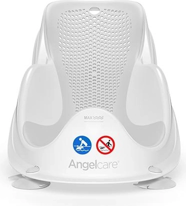 Angelcare ξαπλωστράκι μπάνιου FIT ανοιχτό γκρι