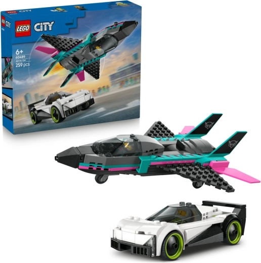 LEGO City τζετ vs. αγωνιστικό αυτοκίνητο