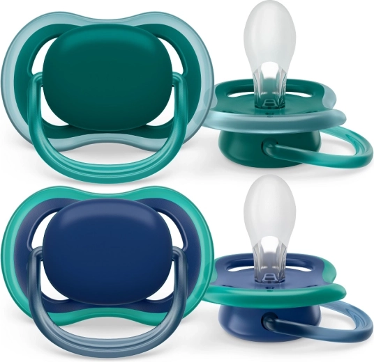 Πιπίλα Philips Avent Ultra Air, 6–18 μηνών, μπλε, 2 τεμ.