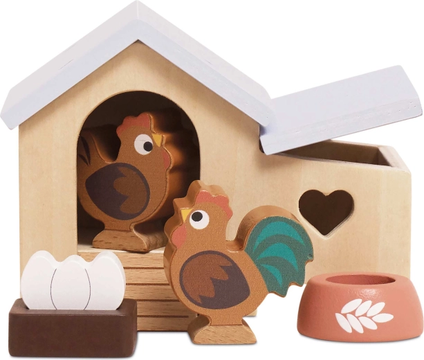Le Toy Van ξύλινο κοτέτσι – σετ αξεσουάρ για κουκλόσπιτο