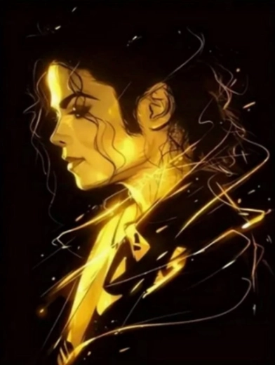 Ζωγραφική με αριθμούς Michael Jackson 40 × 50 cm