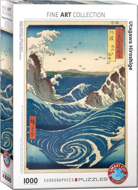 Παζλ Eurographics Utagawa Hiroshige: Κύματα Naruto 1000 κομμάτια