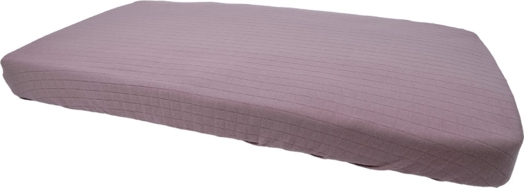 Lodger Slumber Solid σεντόνι κούνιας 60 × 120 cm rose