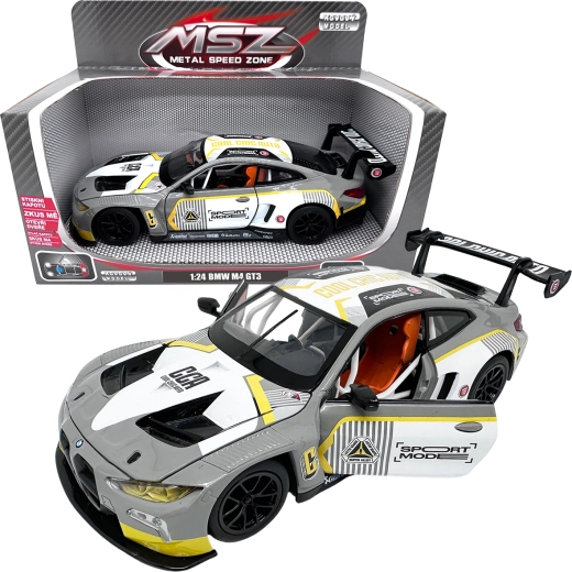 Μεταλλικό μοντέλο 1:24 BMW M4 GT3 – ασημί γκρι