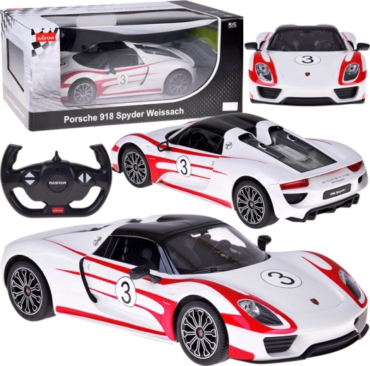 Τηλεκατευθυνόμενο αυτοκίνητο Rastar Porsche 918 Spyder 1:14