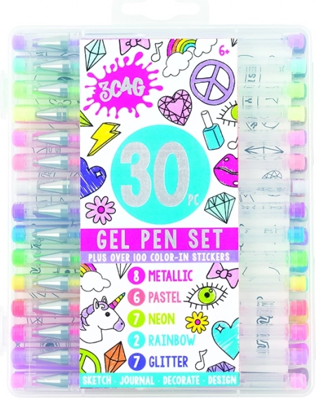 Στυλό gel MAKE IT REAL – Σετ 30 χρωμάτων
