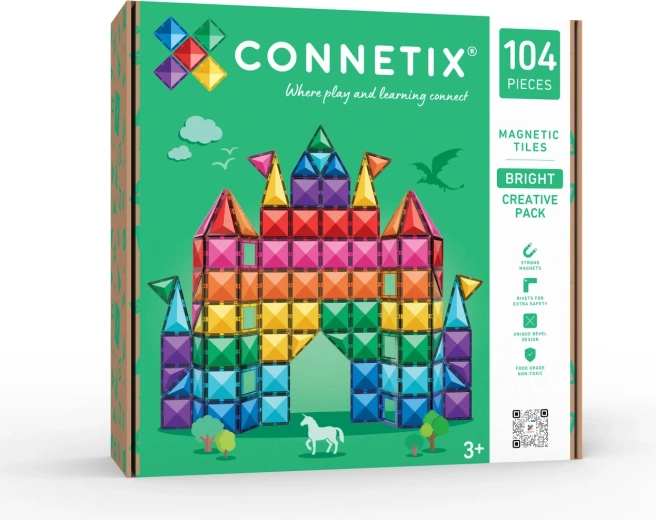 Bright Creative Pack μαγνητικό σετ κατασκευών 104 τεμαχίων