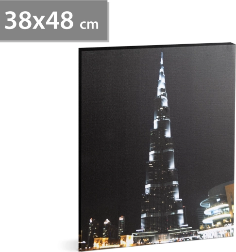 LED πίνακας τοίχου Burj Khalifa, 38 × 48 cm