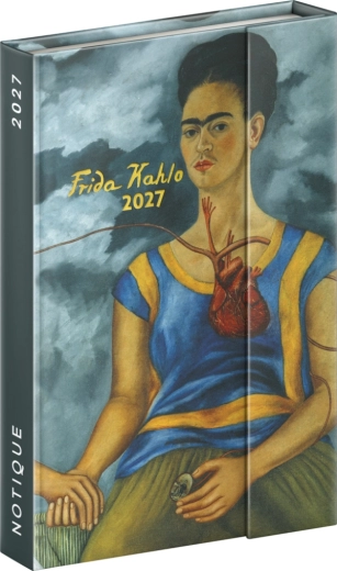 Εβδομαδιαίο μαγνητικό ημερολόγιο Notique Frida Kahlo 2027, 11 × 16 cm