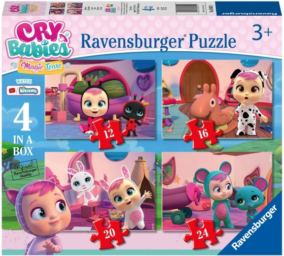 Παζλ 4 σε 1 CRY BABIES από τη Ravensburger