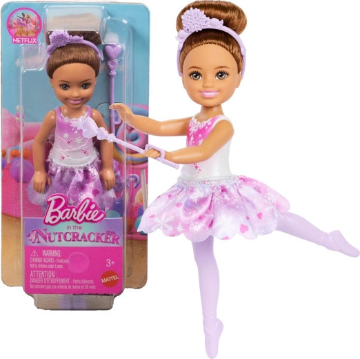 Barbie Chelsea χιονένια νεράιδα μπαλαρίνα από το Barbie στον Καρυοθραύστη - 1 τεμάχιο