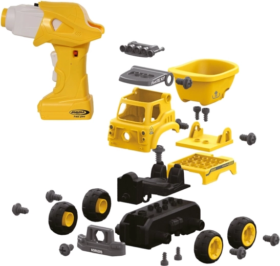Jamara ανατρεπόμενο φορτηγό First RC Kit με κατσαβίδι, 27 τεμάχια