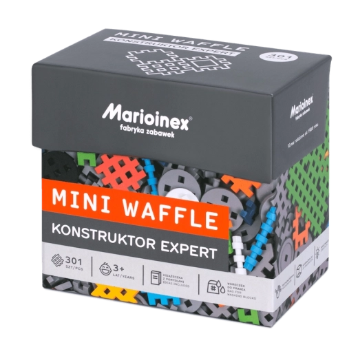 Κατασκευαστικό σετ MARIOINEX mini waffle konstruktor expert – 301 τεμάχια