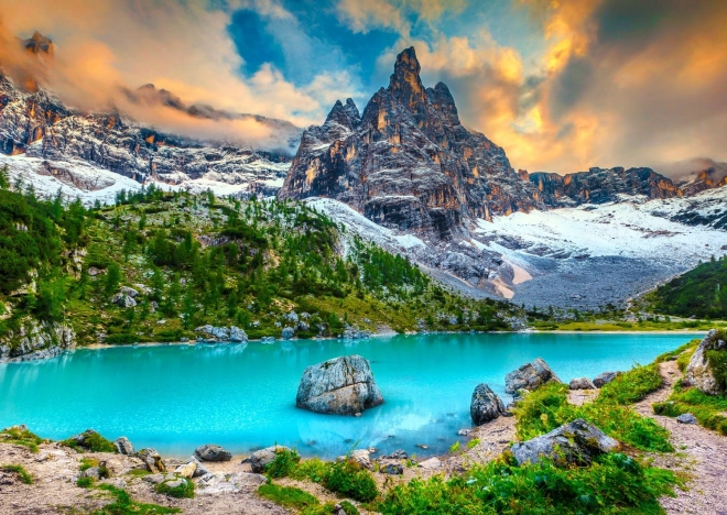 Παζλ ENJOY – λίμνη Sorapis, Δολομίτες (Ιταλία), 1000 κομμάτια