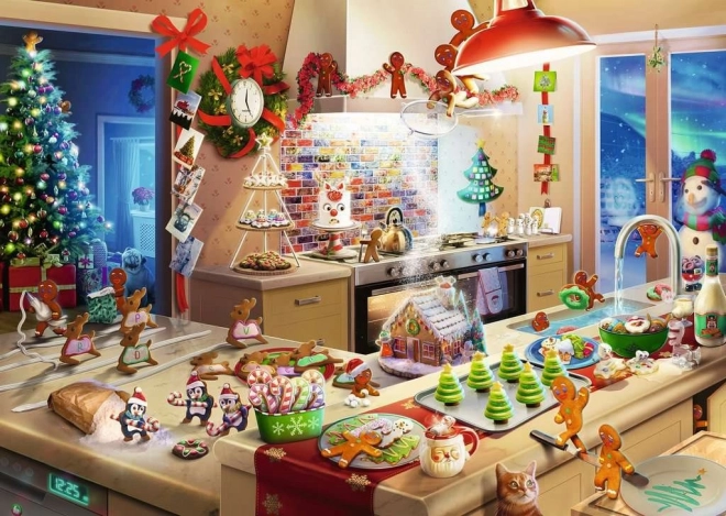 RAVENSBURGER χριστουγεννιάτικα μελομακάρονα – παζλ 1000 κομμάτια
