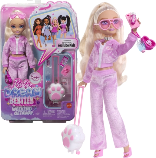 Barbie Dream Besties Barbie «Malibu» εκδρομή Σαββατοκύριακου – κούκλα μόδας με αξεσουάρ