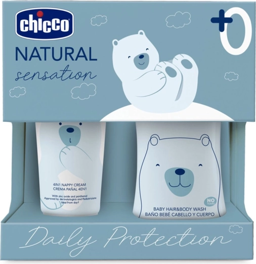 Chicco δωροσετ Natural Sensation Daily Protection για νεογέννητα