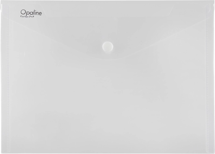 Πλαστική θήκη εγγράφων με κούμπωμα OPALINE, A4, διάφανη