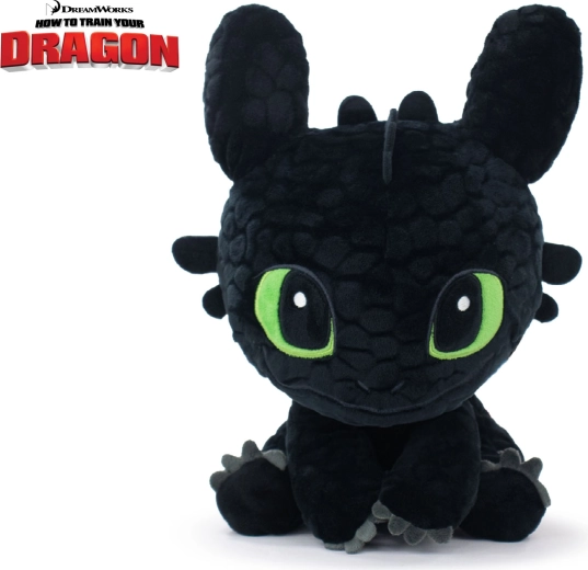 Λούτρινος δράκος Toothless (Μπεζζούμπκα) How to Train Your Dragon 60 cm