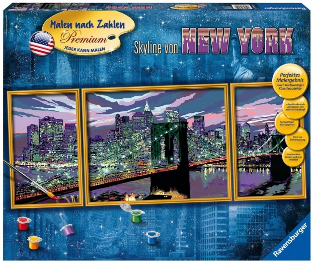 Ravensburger CreArt πανόραμα Νέα Υόρκη – ζωγραφική με αριθμούς