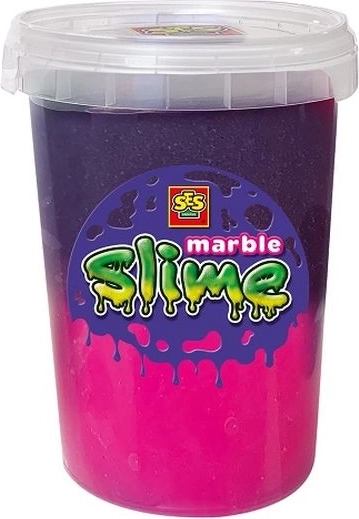 SES μαρμάρινο slime ροζ-μωβ 200 g
