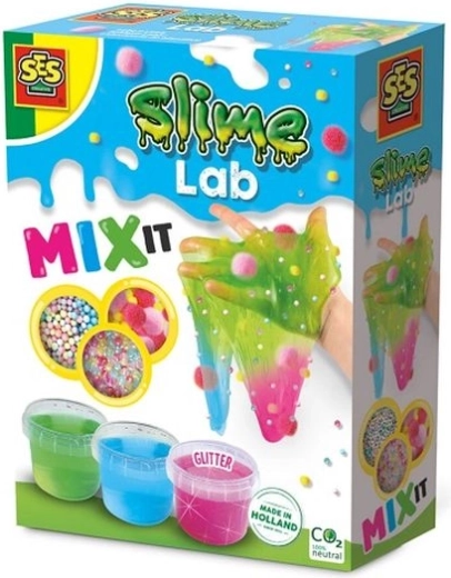 SES Slime Lab ανάμειξη χρωμάτων