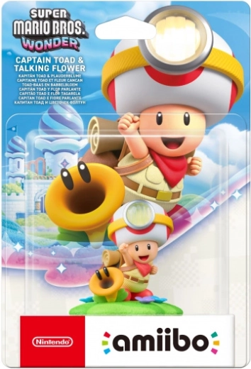 Amiibo Super Mario Bros. Wonder Captain Toad και Talking Flower