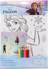 Σετ ζωγραφικής και αυτοκόλλητα Frozen