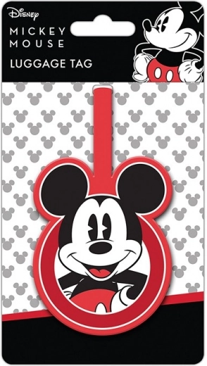 Ετικέτα αποσκευών MICKEY MOUSE από καουτσούκ