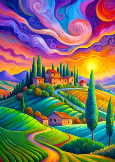 Enjoy Puzzle Τοσκανικό φως 1000 κομμάτια