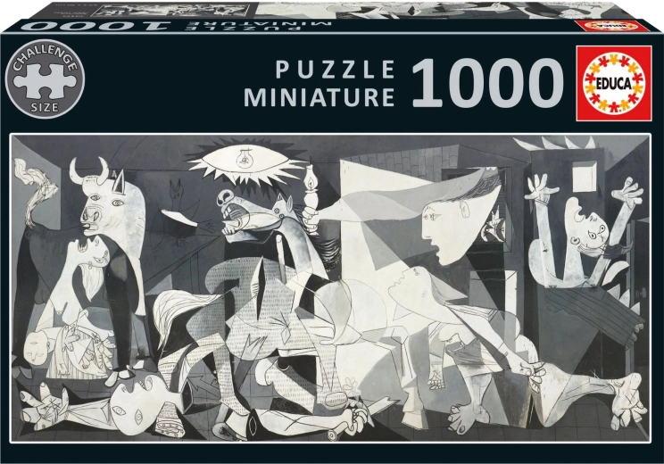 Educa πανοραμικό μινιατούρα παζλ Guernica του Pablo Picasso – 1000 κομμάτια