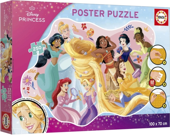 Αφισάτο παζλ Educa Disney πριγκίπισσες 250 κομμάτια