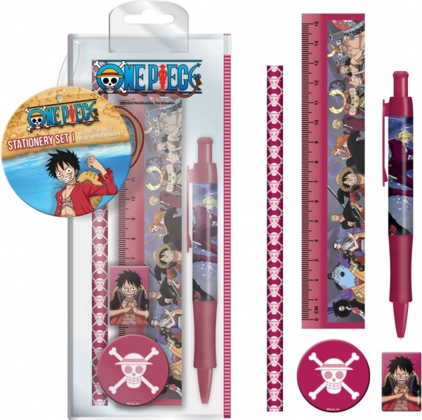 Σχολικό σετ ONE PIECE σε πλαστική θήκη