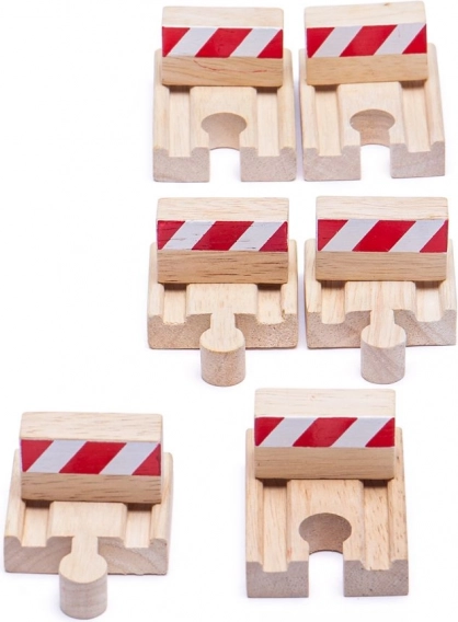 Σετ ξύλινων προφυλακτήρων Bigjigs Rail