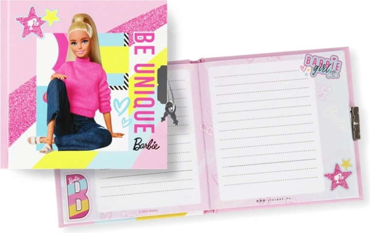 Σημειωματάριο Barbie με λουκέτο - 1 τεμάχιο