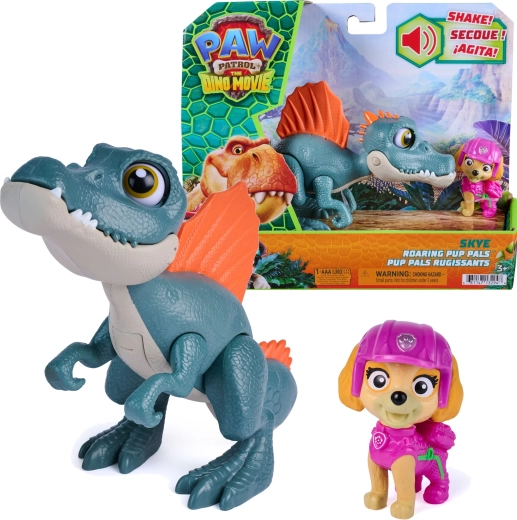 Spin Master Paw Patrol dino ταινία: Skye και διαδραστικός σπινόσαυρος Roaring Pup Pals 12,5 cm