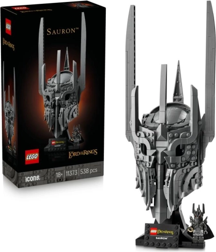 LEGO Icons Ο Άρχοντας των Δαχτυλιδιών: Το κράνος του Σάουρον – συλλεκτικό εκθεσιακό μοντέλο