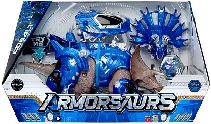 MGA Armorsaurs Armor-Up δεινόσαυρος Cobalt