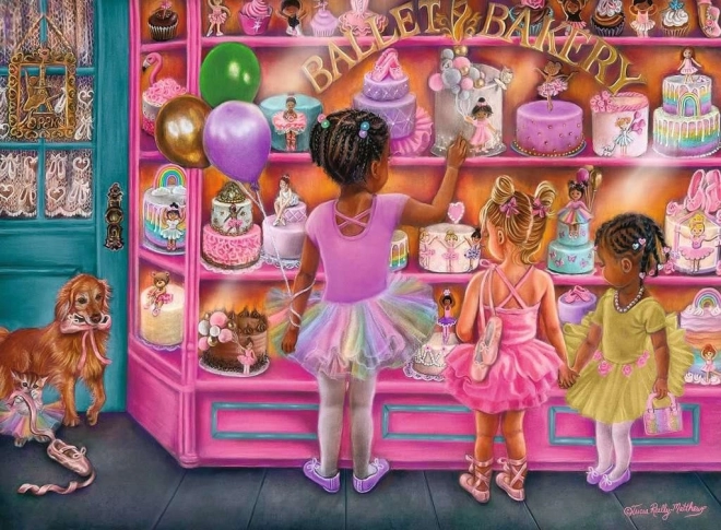 Παζλ Ravensburger ζαχαροπλαστείο για μπαλαρίνες XXL – 100 κομμάτια