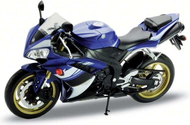 Welly μοτοσικλέτα Yamaha YZF‑R1 1:10 μπλε