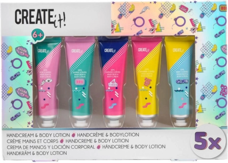 Σετ κρεμών χεριών και σώματος Create it (5× 30 ml)
