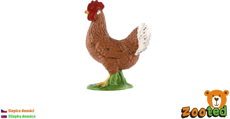 Φιγούρα κότας οικόσιτης 4 cm